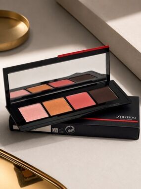 Shiseido Eyeshadow Palette 08 Jizoh Street Reds— Pink, Copper, Coral, Brown
